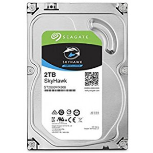 3.5" HDD  2.0TB-SATA- 64MB  Seagate " SkyHawk (ST2000VX008)"