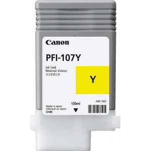 "Ink Cartridge Canon PFI-107Y, yellow
Cartridge for plotters Canon iPF670/770 , Yellow, (130 ml)"