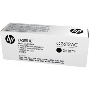 "Laser Cartridge HP Q2612AC black
HP LJ 1010/1012/1015/1018/1022/NW/1020/3015mfp/3020mfp/3030mfp/3050"