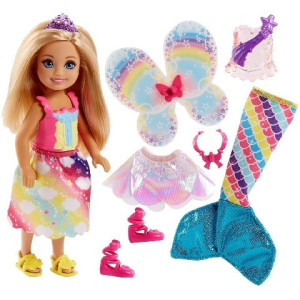 Barbie Chelsea seria "Dreamtopia" 3in1 ast Mattel