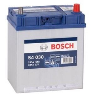 Bosch Аккумулятор  40AH 330A(EN) клемы 0 (187x127x227) S4 030 +борт раз.3