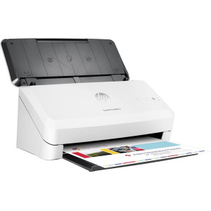 HP ScanJet Pro 2000 S1 Sheetfeed Scanner, Up to 24 ppm/48 ipm (300 dpi), up to 2000 pages daily, 50 sheets ADF, Hi-Speed USB 2.0, Auto-color detect, auto-crop, auto-exposure, auto orient, OCR, straighten the page, scan to cloud, scan to email