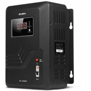 "Stabilizer Voltage SVEN  VR-P 5000  max.3300W, Input/Output Connectors - terminals
-  
 http://www.sven.fi/ru/catalog/stabilizer/vr-p5000.htm"