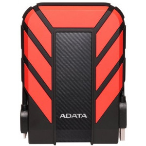 1.0TB (USB3.0) 2.5" ADATA HD710 Pro Water/Dustproof External Hard Drive, Red (AHD710P-1TU31-CRD)
