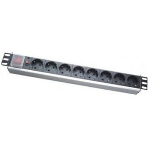 19" 1U power socket,  PDU-GM001, 8 ports, 16A, 1.8M, PVC sheel, APC Electronic