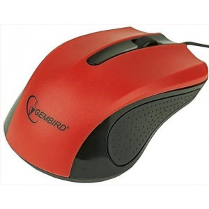 Gembird MUS-101-R, Optical Mouse, 1200dpi, USB, Red