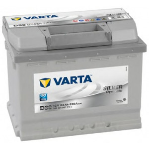 VARTA Аккумулятор  63AH 610A(EN) клемы 1 (242x175x190) S5 006