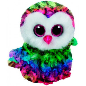 BB OWEN - multicolor owl 15 cm