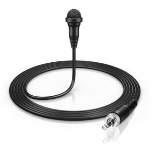 "Microphone  Sennheiser ""ME 2-II"". 50 – 20000 Hz, 1.6m
-  
  https://en-us.sennheiser.com/mini-lavalier-microphone-clip-on-live-speech-vocals-instrument-miking-me-2"