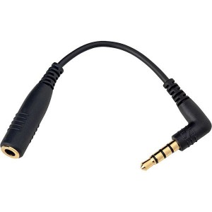 "Audio adaptor Sennheiser 4-pin male jack L-R-GND-MIC to 4-pin female jack L-R-MIC-GND
-   
  https://en-ae.sennheiser.com/35-mm-mini-jack-adaptor"
