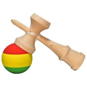 Kendama Krom Rasta Premium Maple-Rubber