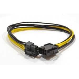 "Cable, CC-PSU-84 ATX Internal 6+2 pin PCI express power extension cable, 0.3 m, Cablexpert
-  
  http://cablexpert.com/item.aspx?id=9763"