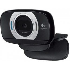 Logitech HD WebCam C615, Microphone(noise reduction), HD 720p  video calls & Full HD 1080p recording, up to 8 Megapixel images, Logitech Fluid Crystal™ Technology  with Autofocus,  fold-and-go design, fits laptops, LCD or CRT monitors, USB 2.0