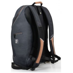 15.6" NB Backpack - PORT GO LED, Grey/Brown, Main Compartment: 50 x 31 x 28 cm, Dimensions: 38.5 x 26 x 35 cm, Integrated indicator light display, Remote controller pocket, Removable raincover