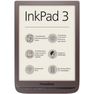 "PocketBook  740 Dark Brown 8"" E Ink®Carta™,Wi-Fi, Frontlight, Anti-glare, multi touch
-  
https://pocketbook.ru/shop/ustroystva/pocketbook-740-korichnevyy/"