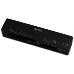  ACME CR03 universal USB 2.0 Card reader, All in one, Black