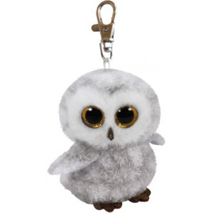 BB OWLETTE - white owl clip 8,5 cm