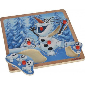 Eichhorn Puzzle-lemn”Olaf” 6 el.