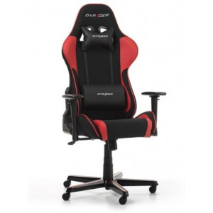 Gaming Chairs DXRacer - Formula GC-F11-NR-H1, Black/Black/Red - Fabric & PU, Gamer weight up to 100kg / growth 145-180cm, Foam Density 52kg/m3, 5-star Aluminum IC Base, Gas Lift 4 Class, Recline 90*-135*, Armrests: 3D, Pillow-2, Caster-2*PU, W-23kg