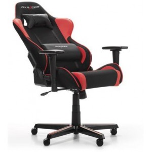 Gaming Chairs DXRacer - Formula GC-F11-N-H1, Black/Black/Black - Fabric & PU, Gamer weight up to 100kg / growth 145-180cm, Foam Density 52kg/m3, 5-star Aluminum IC Base, Gas Lift 4 Class, Recline 90*-135*, Armrests: 3D, Pillow-2, Caster-2*PU, W-23kg