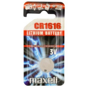 MAXELL Coin Battery  CR1616 Blister, 1pcs,