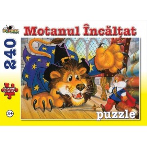 Puzzle Noriel 240 piese Colectia Povesti - Motanul Incaltat