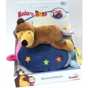 Simba ABC jucarie plush cu sunet Masha & bear SIMBA-DICKIE