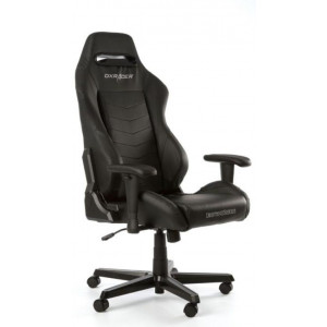 Performance Chairs DXRacer - Drifting GC-D166-N-M3, Black/Black/Black - PU leather, Gamer weight up to 100kg / growth 145-175cm, Foam Density 52kg/m3, 5-star Aluminum IC Base, Gas Lift 4 Class,Recline 90*-135*,Armrests: 3D,Pillow-2,Caster-2*PU,W-24kg
