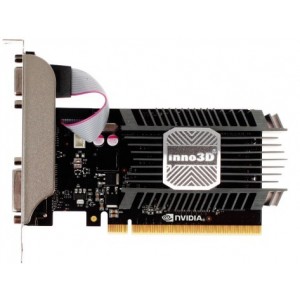 Видеокарта INNO3D GeForce GT 730 LP / 2GB DDR3, 64bit, 902/1600Mhz, VGA, DVI, HDMI, Passive Heatsink, Box