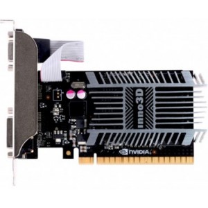 Видеокарта INNO3D GeForce GT 710 LP / 1GB DDR3, 64bit, 954/1600Mhz, VGA, DVI, HDMI, Passive Heatsink, Box
