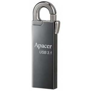 Флешка Apacer AH15A, 16GB, USB 3.1, Dark Gray, Metal