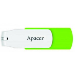 Флешка Apacer AH335, 32GB, USB 2.0, Meadow Green, Swivel Cap (AP32GAH335G-1)