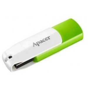 Флешка Apacer AH335, 32GB, USB 2.0, Meadow Green, Swivel Cap (AP32GAH335G-1)