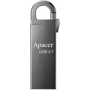 Флешка Apacer AH15A, 64GB, USB 3.1, Dark Gray, Metal