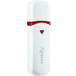 Флешка Apacer AH333, 16GB, USB 2.0, White