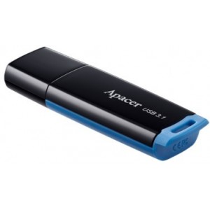 Флешка Apacer AH359, 16GB, USB 3.1, Black/Blue