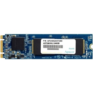 .M.2 SATA SSD  240GB Apacer AST280 "AP240GAST280" [80mm, R/W:520/495MB/s, 84K IOPS, 1.0M MTBF, TLC]