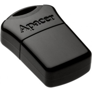 Флешка Apacer AH116, 16GB, USB 2.0, Black/Black Cap