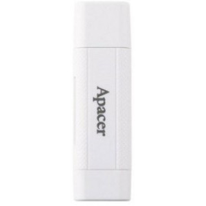 Card Reader Apacer "AM702" White, USB2.0/Micro-USB OTG (SD/MicroSD)