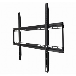 TV-Wall Mount for 40-75"- Gembird "WM-75F-01", Fixed, max. 50 kg, Distance TV to Wall: 24 mm, max. VESA 600 x 400, Black