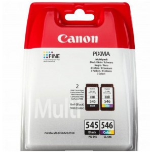 Canon PG-545/CL-546 Multipack, PIXMA iP2850/MG2450/2550/2950/MX495 (180+180pages)