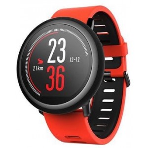 Xiaomi "Amazfit Pace" Red, 1.34" Touch Display, 512MB/4GB, GPS, Time, Notification for incoming calls, Heart Rate, Steps, Alarm, Distance Display, Average Daily Steps, Weather, Notifications, IP67, Up to 11 days, BT4.0, 53.7g