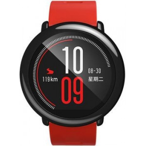 Xiaomi "Amazfit Pace" Red, 1.34" Touch Display, 512MB/4GB, GPS, Time, Notification for incoming calls, Heart Rate, Steps, Alarm, Distance Display, Average Daily Steps, Weather, Notifications, IP67, Up to 11 days, BT4.0, 53.7g