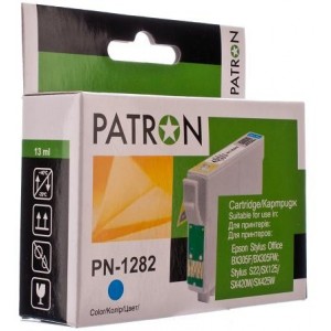 TintaPatron T1282 Cyan Epson S22/SX120/125/130/230/235/420/425/430/435/440/445/BX305 (6ml)