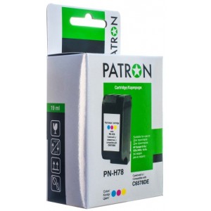 TintaPatron HP78/C6578AE Color HP Deskjet 920/930/935/940/950/955/960/970/980/990/995/1180/1220/1280/3810/3820/6120/Officejet 1510/5105/5110/Photosmart 1000/1100/1115/1215/1315/2100/PSC 700/720/750/760/900/940/950/ (38ml)