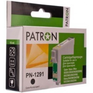 TintaPatron T1291 Black Epson SX230/235/420/425/430/435/438/440/445/525/620/B42/BX305/320/525/535/625/630/635/925/935/WF3010/3520/3530/3540/7015/7515/7525 (11.2ml)