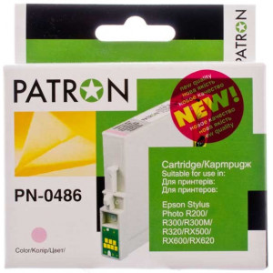 TintaPatron T0486 Light Magenta Epson R200/220/300/320/325/330/340/350/RX500/600/620/640 (13ml)