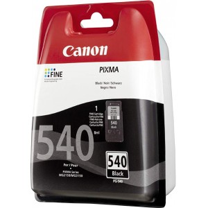 Canon PG-540 Black, PIXMA MG2150/2250/3150/3250/3550/4150/4250/MX375/395/435/455/475/515/525/535 (180pages/8ml)