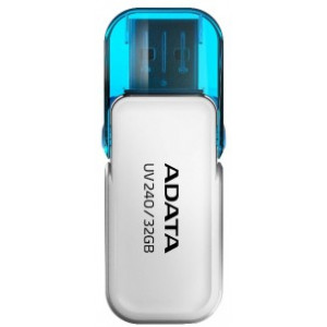 Флешка ADATA UV240, 16GB, USB 2.0, White, Plastic