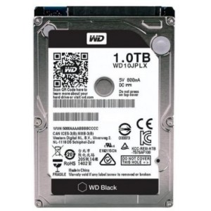 2.5" HDD 1.0TB Western Digital "Black (WD10JPLX)" [SATA3, 32MB, 7200rpm, 9.5mm]